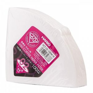 Filtres Hario V60 02 - 4 tasses - sachet de 100 filtres
